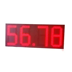 Gas station Petrol price LED display board led oil price sign for outdoor display led screen price Original manufacturer datasheet gas station