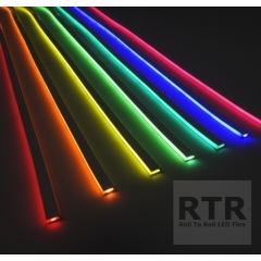 SIDEFLEX J008 Static-Color 24V 480LED/meter COB Flexible LED Linear Strip Light 5x10mm