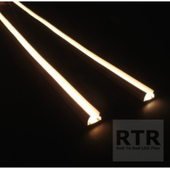 TRIANFLEX J012 Static-White 24V 480LED/meter CRI&gt;90 COB Flexible LED Linear Strip Light Recessed