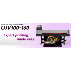 UJV100-160 Roll to Roll LED-UV Inkjet Printer