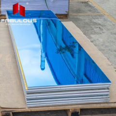 Eco-friendly Blue Mirror Acrylic Sheet 3mm 4mm 8mm Sublimation Sheet for Laser Cutting ROHS Certified