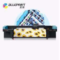 Large format hybrid 3.2M LED uv roll to roll printer for glass printing machine price