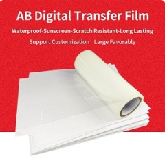 Cheap Price Dtf Heat Transfer Transparent Plastic AB Film Printing Dtf Film