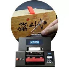 Kaiou Glass Bottle Varnish A3 UV DTF Inkjet Printer Doule XP600 Print Head UV Printing Machine  XP600 printhead