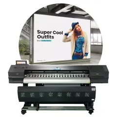 wallpaper printing machine 1.8m wide large format high speed eco solvent printer vinyl sticker printing machine KAIOU-2202A  Max 1200W