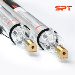 SPT TR Series CO2 Laser Tube 30w~150w With Red Pointer Laser Module For Laser Cutting Machines SPT-TR40