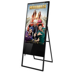LCD Digital Poster Kiosk 32/43/49/55 inch Foldable