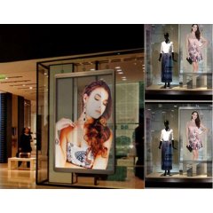 Clear advertisement screen window special color display outdoor transparent advertisement machine transparent display