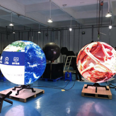 Spherical screen, LED special-shaped display, full-color HD flexible screen square advertising screen
