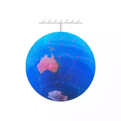 Custom Created Spherical Led Screen Diameter 0.2m 0.4m 0.5m 0.6m 1m LED Sphere Screen 360 Degree Ball Shaped Video Globe Display