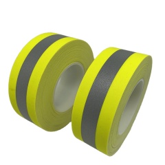 Yellow/Orange Cotton Flame Retardant Warning Safety Tape Reflective Material Product Fabric Tape $0.90 - $1.30/ meter $3.43(Min. Order) 1 meter