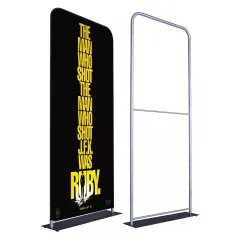 Expomax Custom Printing Ez Tube Tension Fabric Frame Display Advertising Standing Banner Stand For Event
