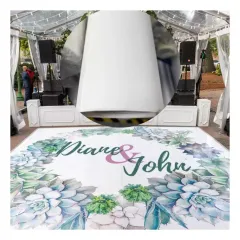 Labellet white printable vinyl floor wrap wedding round dance floor sticker 500 - 29999  square meters  914mm*50m White