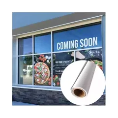 Anti shatter glass safety security car window film transparent vinyl roll 500 - 29999 square meters 0.914*50m White