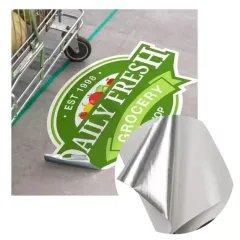 Labellet Wholesale Self Adhesive Aluminum For Printing Floor Wrap Super Strong Adhesive  36 White