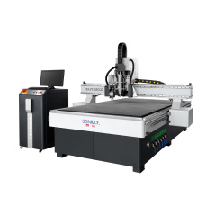 S2-1325CCD Contour cutting CNC Router for irregular shapes---Partner for UV printer