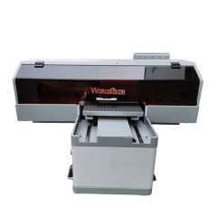Factory Selling 6 Color A3 Led Flatbed UV Printer For Acrylic With High Resolution Small UV With 2 pcs XP600 Print heads A3 UV Printer(Without Print head) 300W