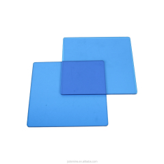 4mm thick translucent blue solid polycarbonate plastic board
