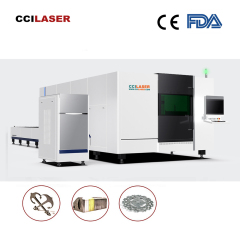 Updated Whole Cover Fiber Laser Cutting Machine FLC-3015H