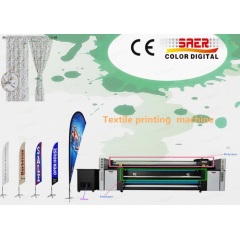 Multicolor Beach Flag Digital Fabric Printing Machine with Pigment Ink The final price need to negotiate with the seller