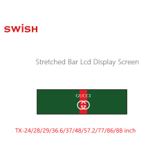 Wholesale 24 inch strip screen LCD wall mounted indoor digital signage