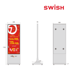 49.8 &quot;super long scale LCD Electronic signboard Price negotiation Price negotiation